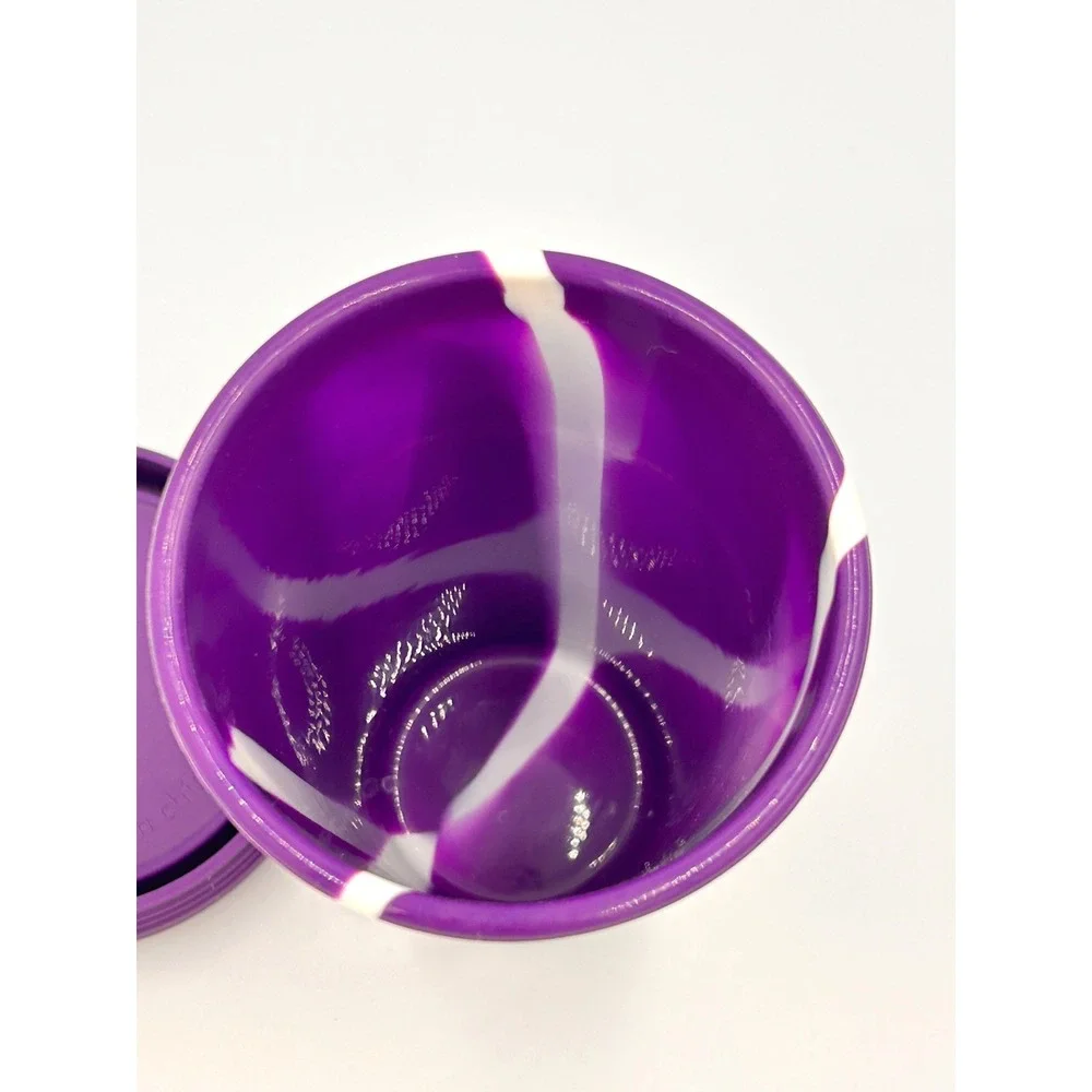 SiliPint 16 Oz Silicone Cup Tie Dye Rainbow Flexible TCU Frogs Purple Game Day